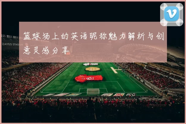 篮球场上的英语昵称魅力解析与创意灵感分享